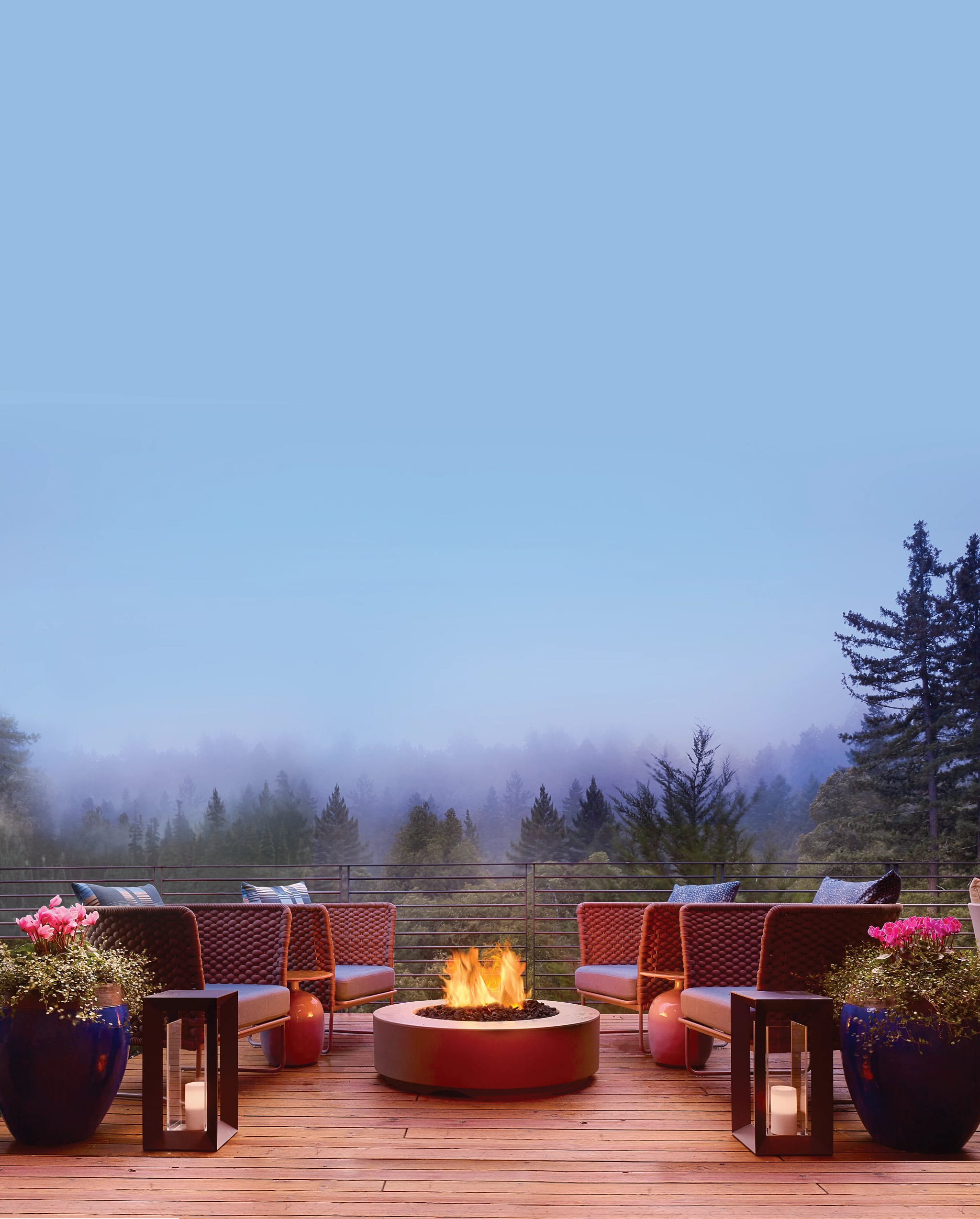 Firepit on deck